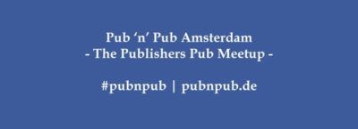2. #pubnpub Amsterdam