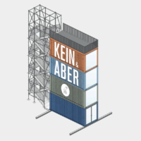 Kein & Aber Verlag: Der Kein & Aber Tower auf der Frankfurter Buchmesse