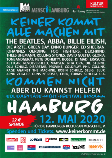 MenscHHamburg e.V.: Imaginäres Festival zur Unterstützung der Hamburger Kreativwirtschaft