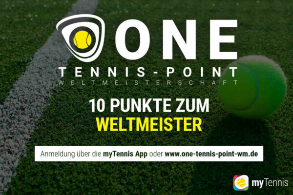 One-Tennis-Point WM: Mit innovativem Turnierformat Begeisterung für Tennis wecken