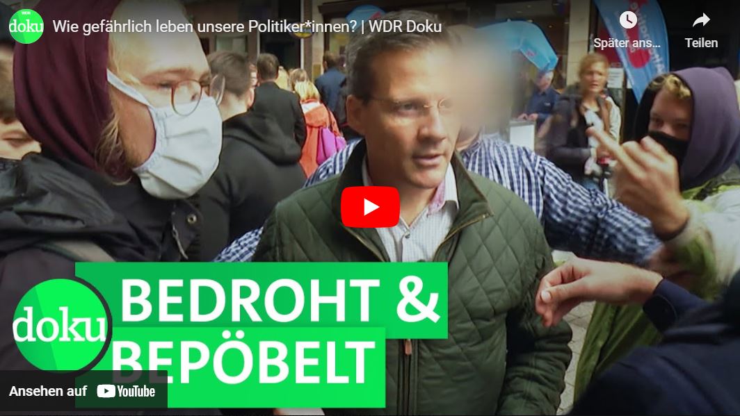 WDR-Doku: Wie gefährlich leben unsere Politiker*innen?