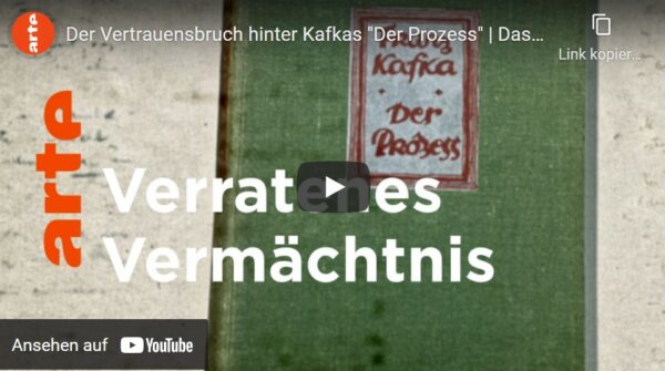 ARTE-Doku: Der Vertrauensbruch hinter Kafkas »Der Prozess«