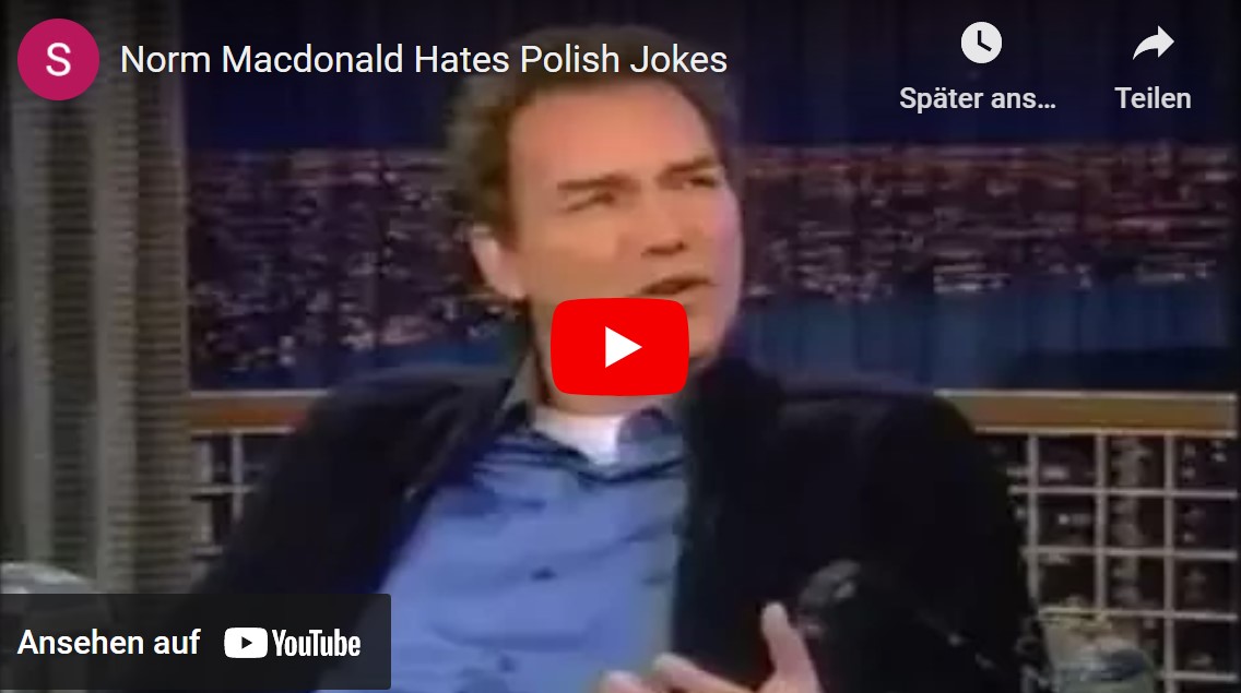Norm Macdonald hasst Polen-Witze