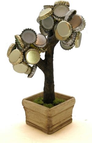 »Deckel Bonsai - Magnetischer Kronkorkenbaum« von BeCap