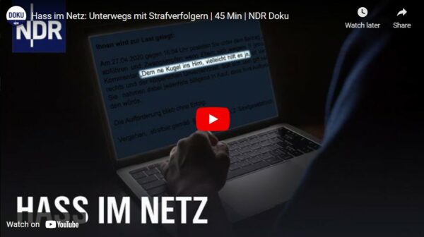NDR-Doku: Hass im Netz - Unterwegs mit Strafverfolgern