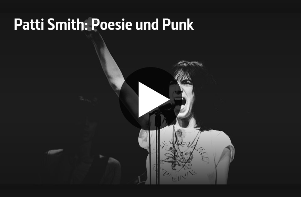 ARTE-Doku: Patti Smith - Poesie und Punk