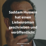 Saddam Hussein hat einen Liebesroman geschrieben und veröffentlicht