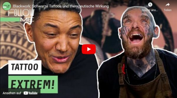 follow me.reports: Blackwork - Schwarze Tattoos und therapeutische Wirkung