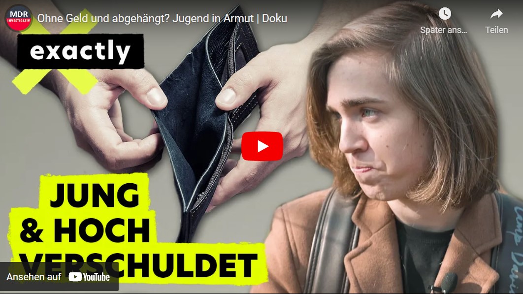 MDR: Ohne Geld und abgehängt? Jugend in Armut // Doku-Empfehlung von Martin