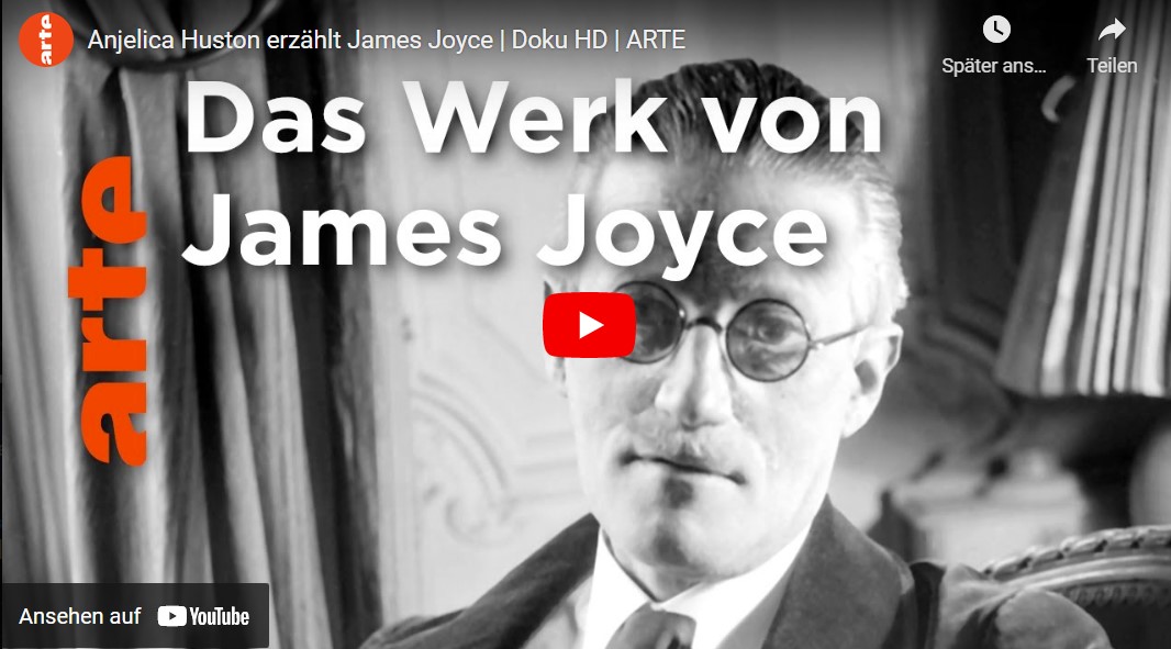 ARTE-Doku: Anjelica Huston erzählt James Joyce