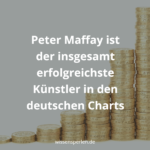 Peter Maffay ist der insgesamt erfolgreichste Künstler in den deutschen Charts