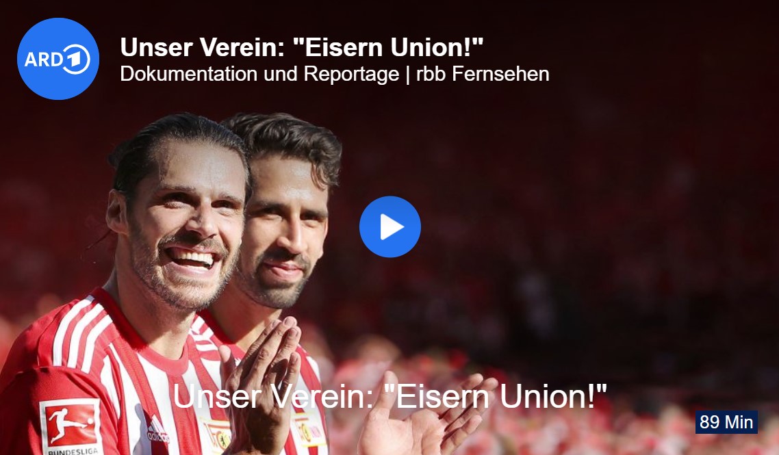 RBB-Doku: Unser Verein - »Eisern Union!«