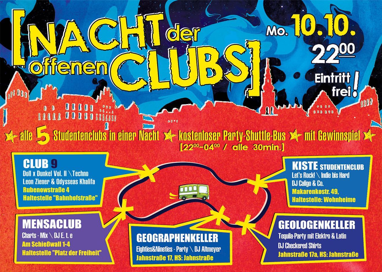 Nacht der offenen Clubs in Greifswald: Studentenclub Kiste
