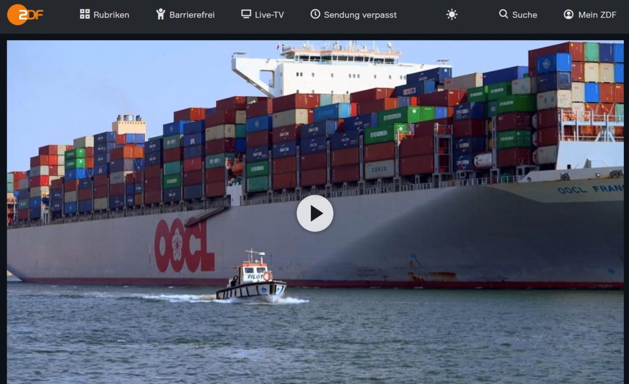 »Containerschiffe - Die dunklen Geschäfte der Reeder« – ZDF-Doku darüber, wie das Geld den Meereshandel steuert