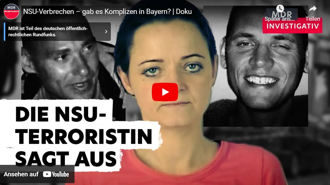 »NSU-Verbrechen – gab es Komplizen in Bayern?« – MDR-Doku über die Verbindung zum Bundesland mit den meisten Opfern