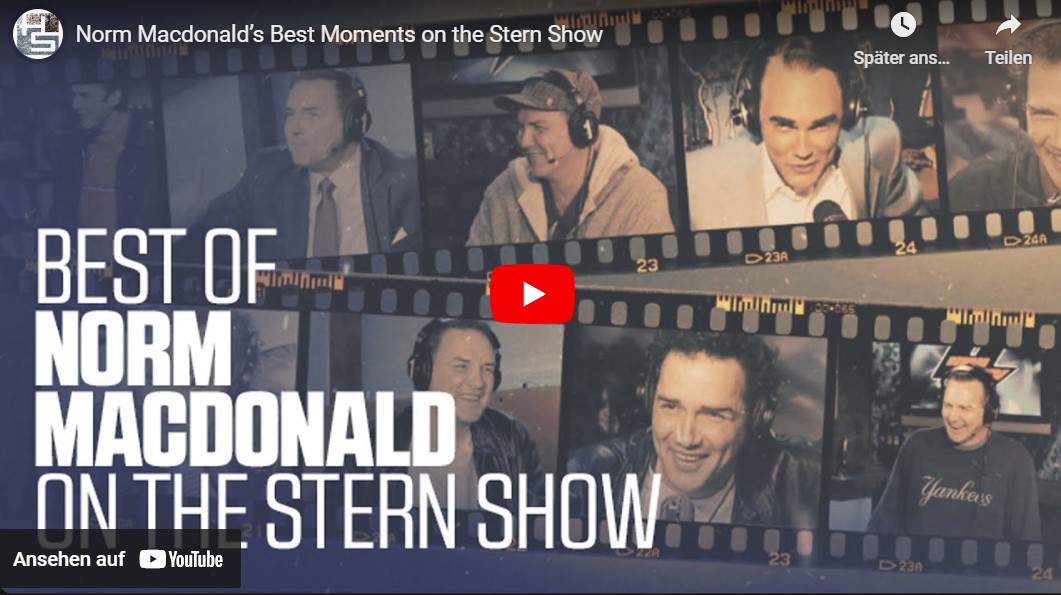 Norm Macdonald: Best Moments on the Howard Stern Show