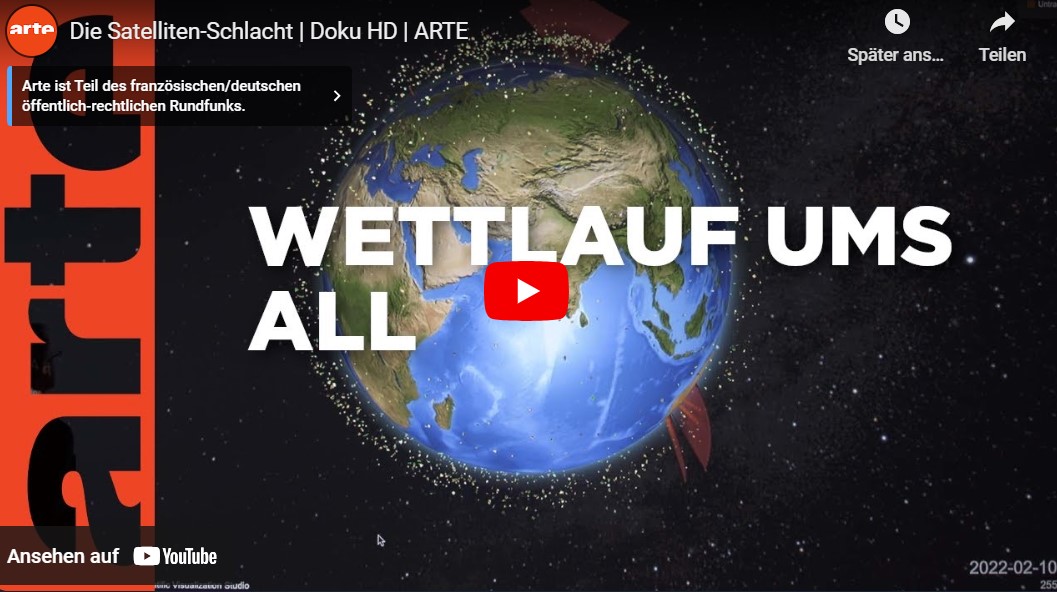 »Die Satelliten-Schlacht« – ARTE-Doku über den Wettlauf ums All